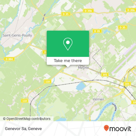 Genevor Sa map