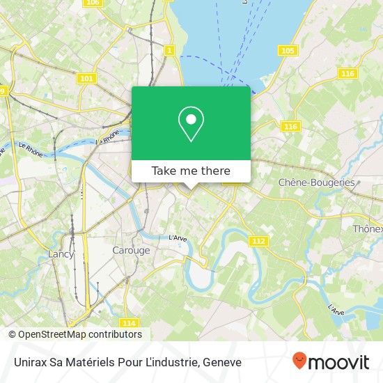 Unirax Sa Matériels Pour L'industrie map
