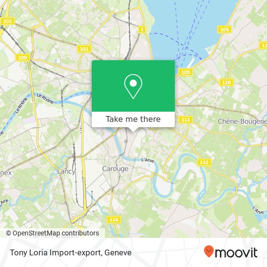 Tony Loria Import-export map