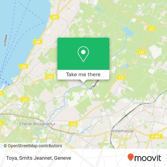 Toya, Smits Jeannet map