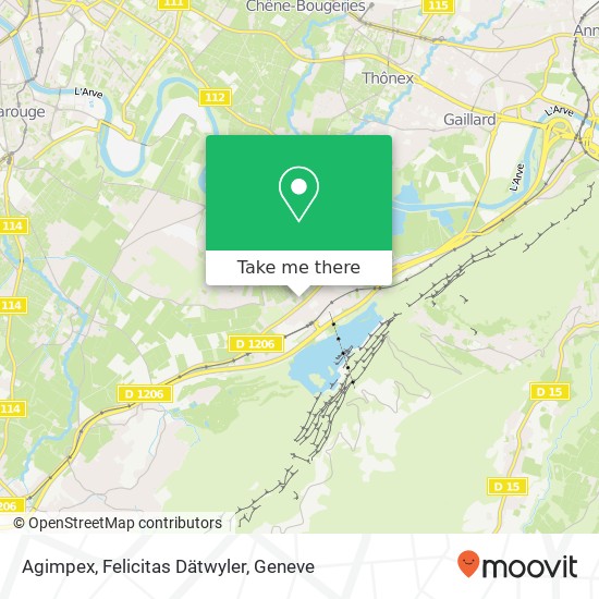 Agimpex, Felicitas Dätwyler map