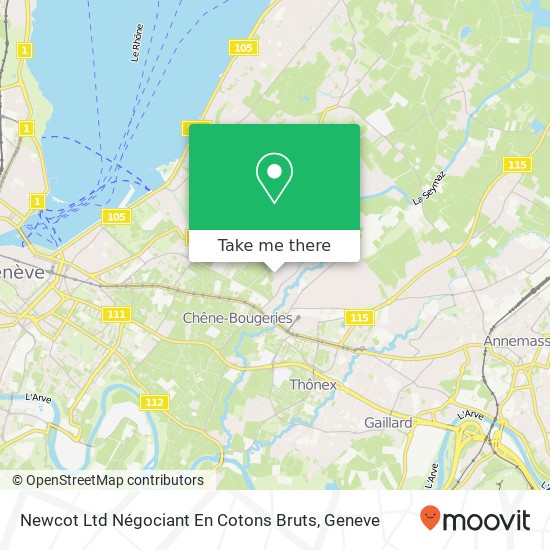 Newcot Ltd Négociant En Cotons Bruts map