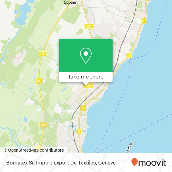 Bomatex Sa Import-export De Textiles Karte