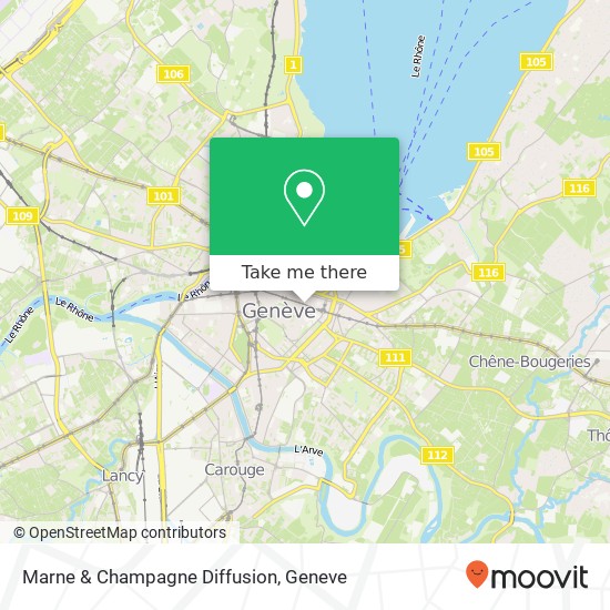 Marne & Champagne Diffusion Karte
