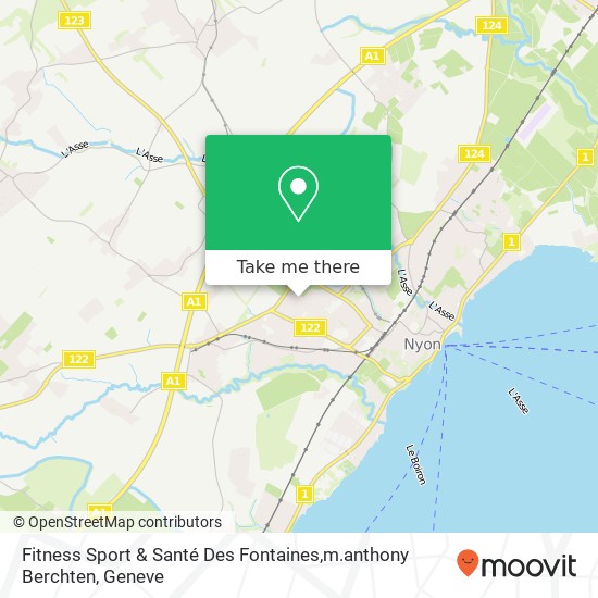 Fitness Sport & Santé Des Fontaines,m.anthony Berchten map