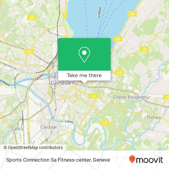Sports Connection Sa Fitness-center map