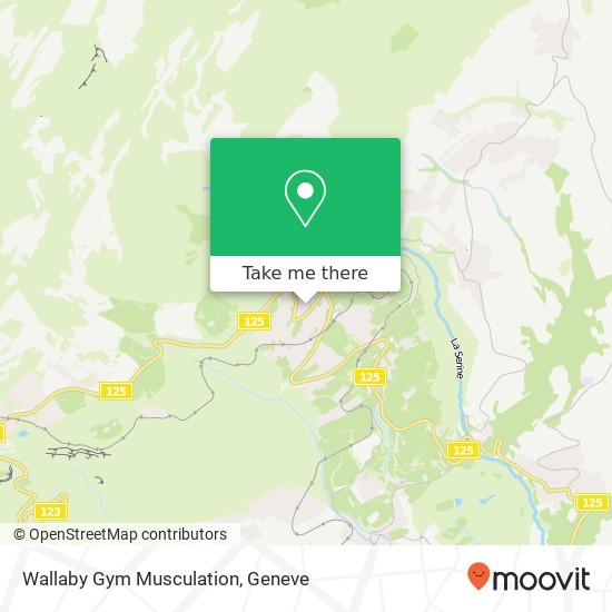 Wallaby Gym Musculation map