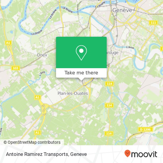 Antoine Ramirez Transports Karte