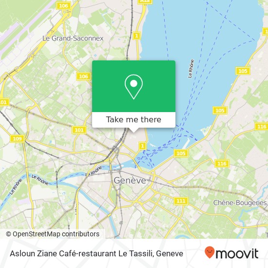 Asloun Ziane Café-restaurant Le Tassili map