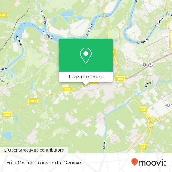Fritz Gerber Transports map