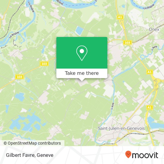 Gilbert Favre map