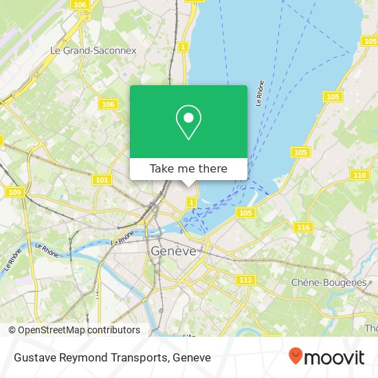 Gustave Reymond Transports map