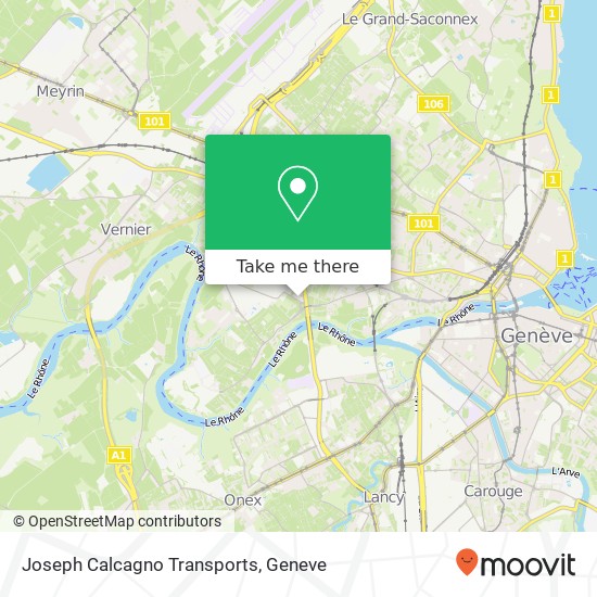 Joseph Calcagno Transports map