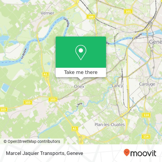 Marcel Jaquier Transports map