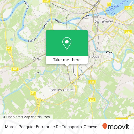 Marcel Pasquier Entreprise De Transports Karte