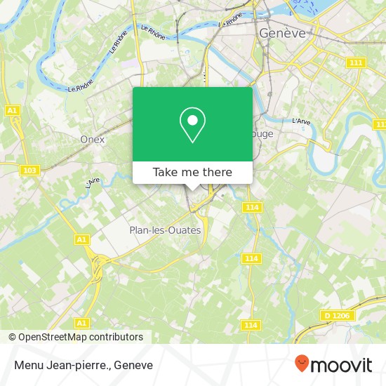 Menu Jean-pierre. map