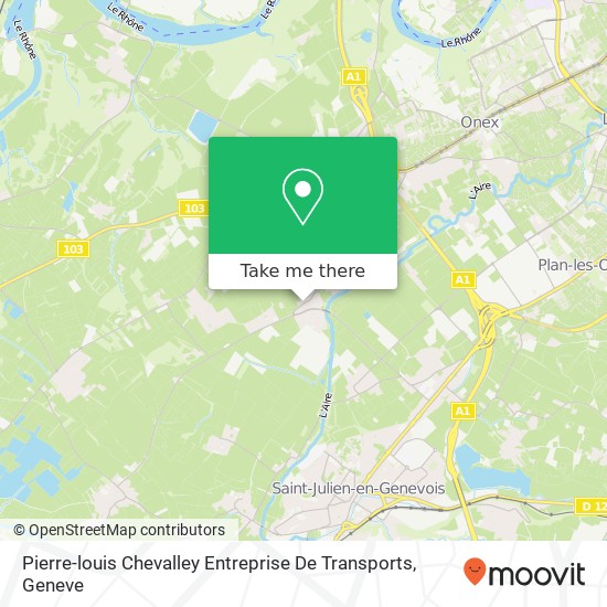 Pierre-louis Chevalley Entreprise De Transports map