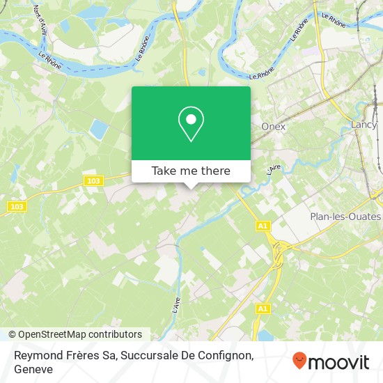 Reymond Frères Sa, Succursale De Confignon map