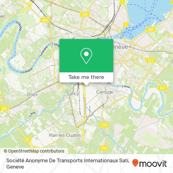 Société Anonyme De Transports Internationaux Sati map