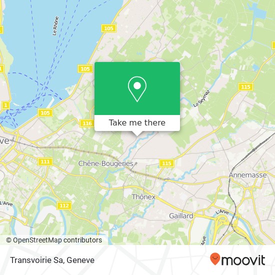 Transvoirie Sa map