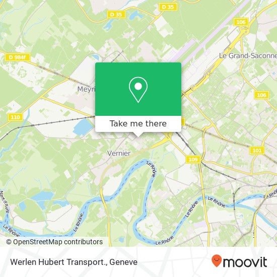 Werlen Hubert Transport. map