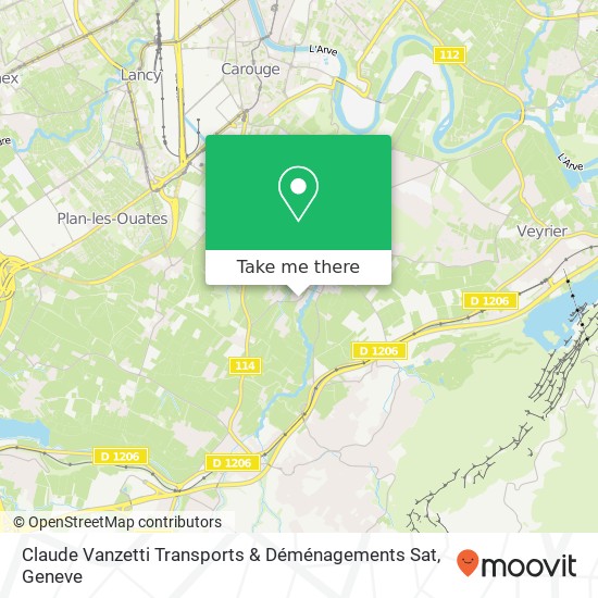 Claude Vanzetti Transports & Déménagements Sat map
