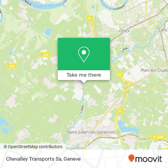 Chevalley Transports Sa map