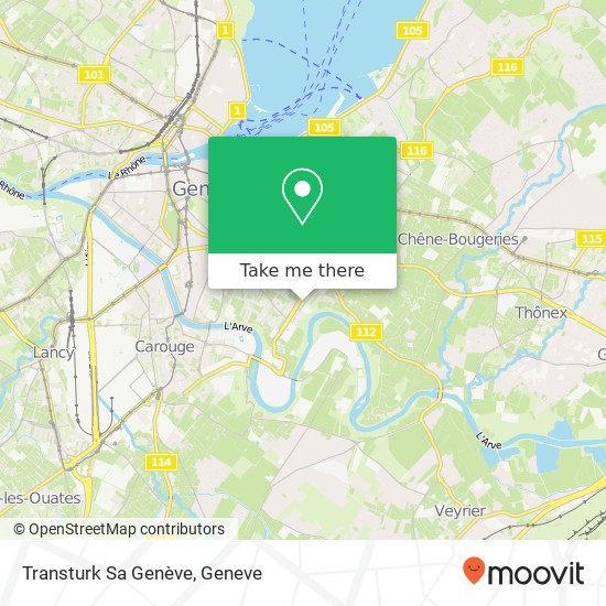 Transturk Sa Genève map