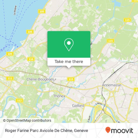 Roger Farine Parc Avicole De Chêne map