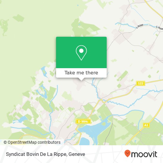 Syndicat Bovin De La Rippe map
