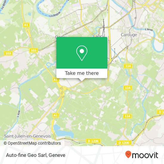 Auto-fine Geo Sarl map