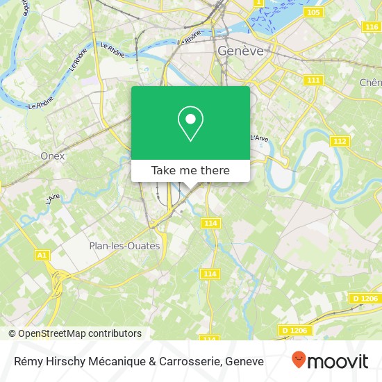 Rémy Hirschy Mécanique & Carrosserie map