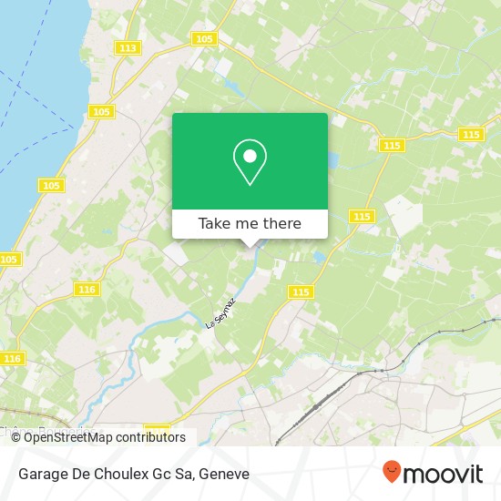 Garage De Choulex Gc Sa map