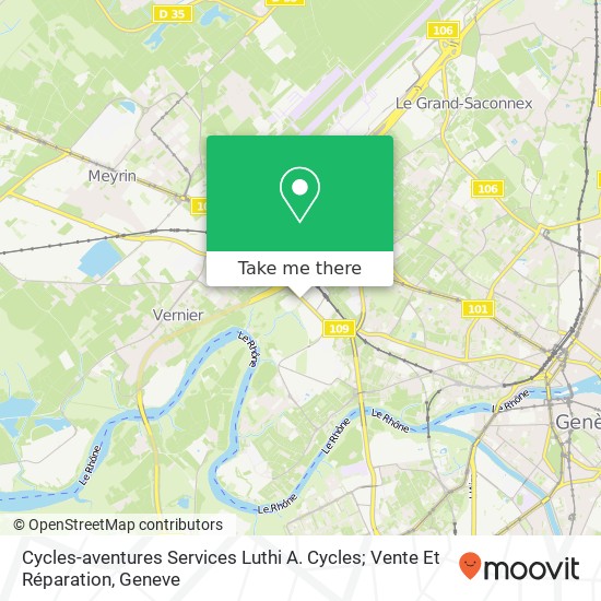 Cycles-aventures Services Luthi A. Cycles; Vente Et Réparation map