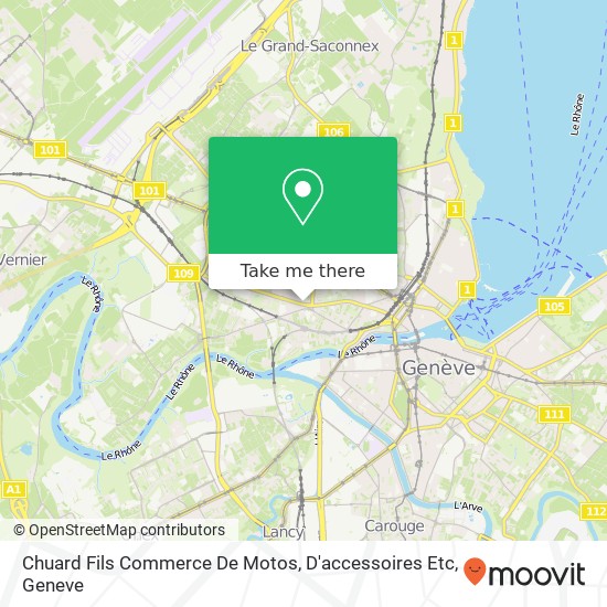 Chuard Fils Commerce De Motos, D'accessoires Etc map