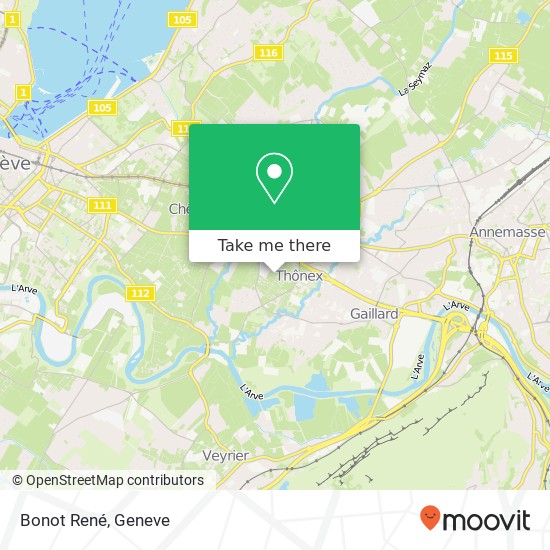 Bonot René map