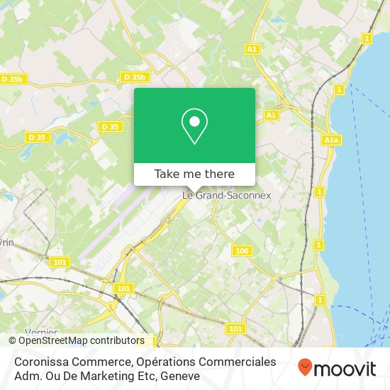 Coronissa Commerce, Opérations Commerciales Adm. Ou De Marketing Etc map