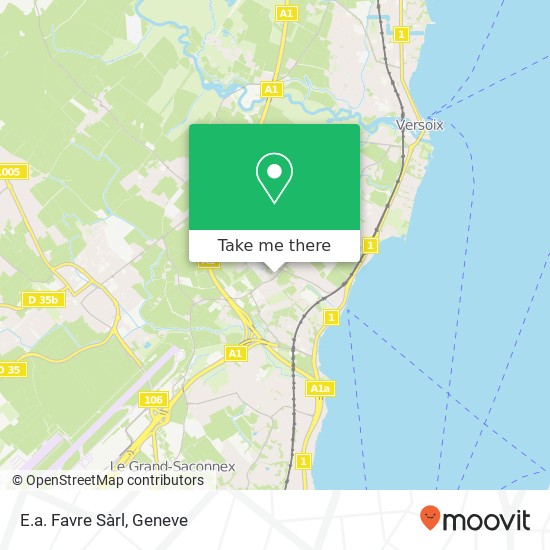 E.a. Favre Sàrl map