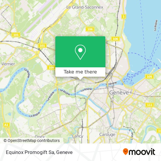 Equinox Promogift Sa map