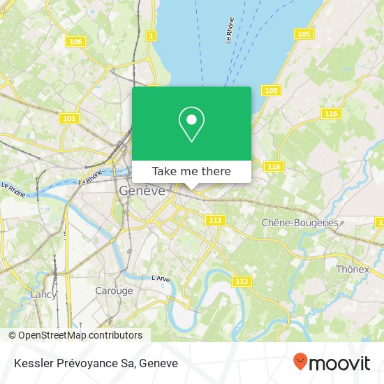 Kessler Prévoyance Sa map