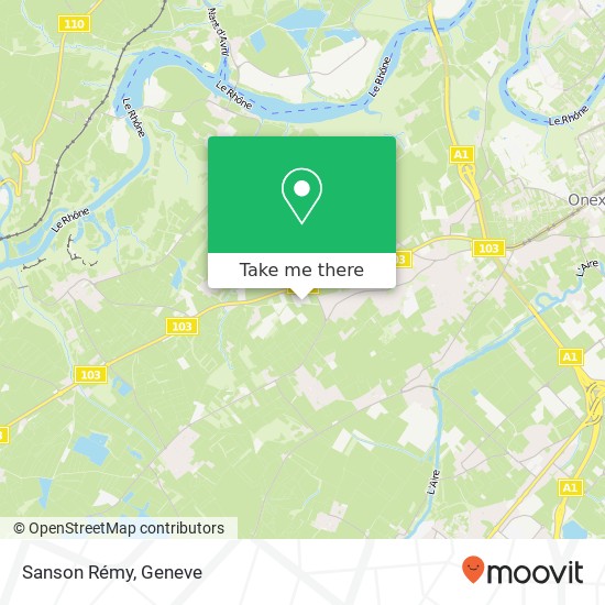 Sanson Rémy map