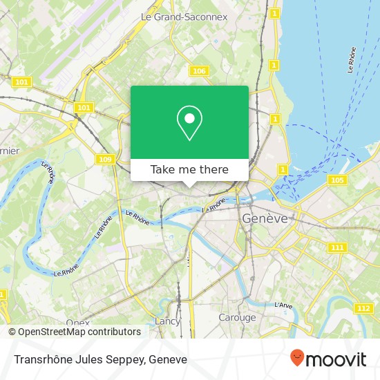 Transrhône Jules Seppey map