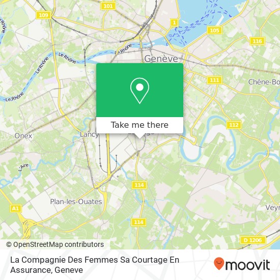 La Compagnie Des Femmes Sa Courtage En Assurance map