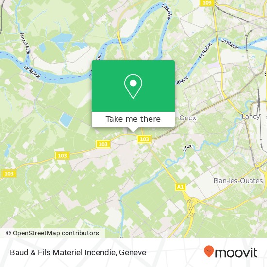 Baud & Fils Matériel Incendie map