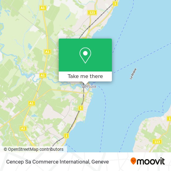Cencep Sa Commerce International map