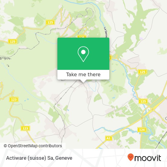 Actiware (suisse) Sa map