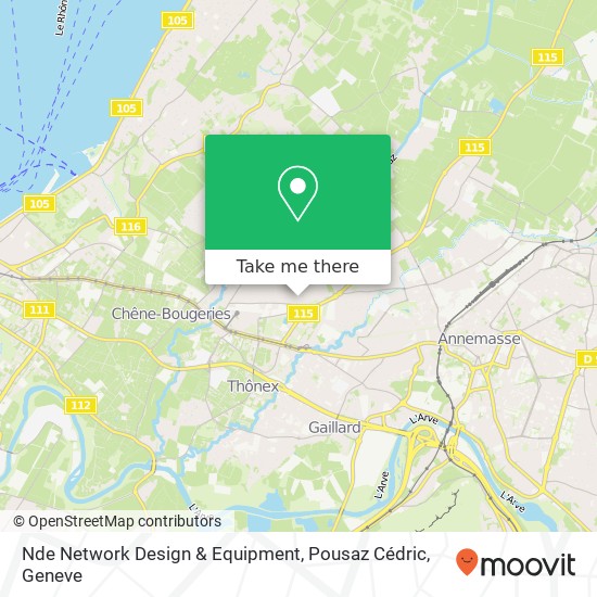 Nde Network Design & Equipment, Pousaz Cédric map