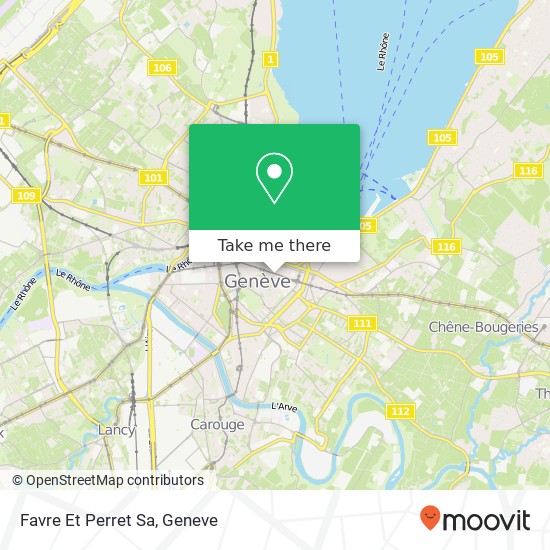 Favre Et Perret Sa map