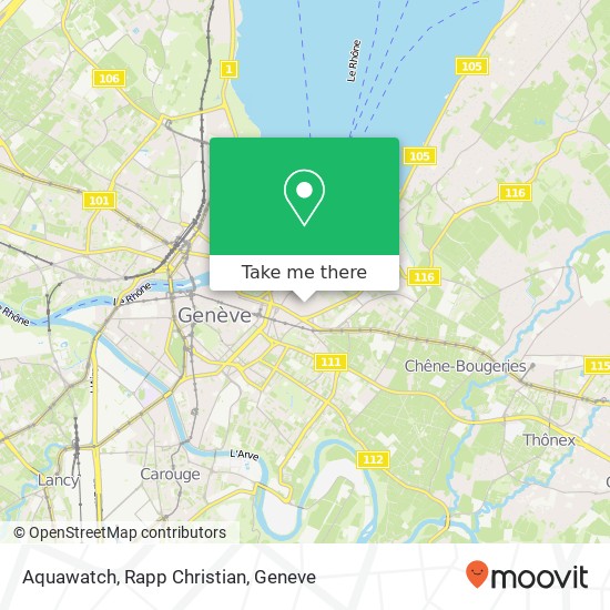 Aquawatch, Rapp Christian map
