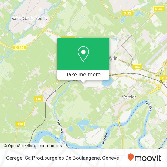 Ceregel Sa Prod.surgelés De Boulangerie map